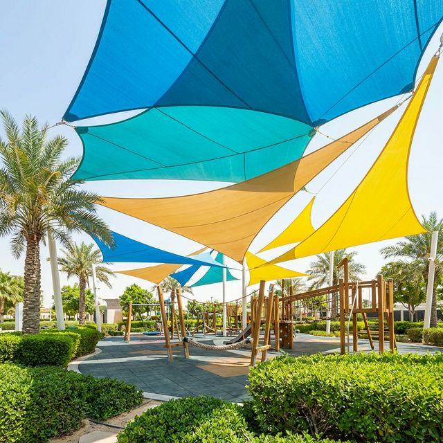 School Playground Shade Sharjah