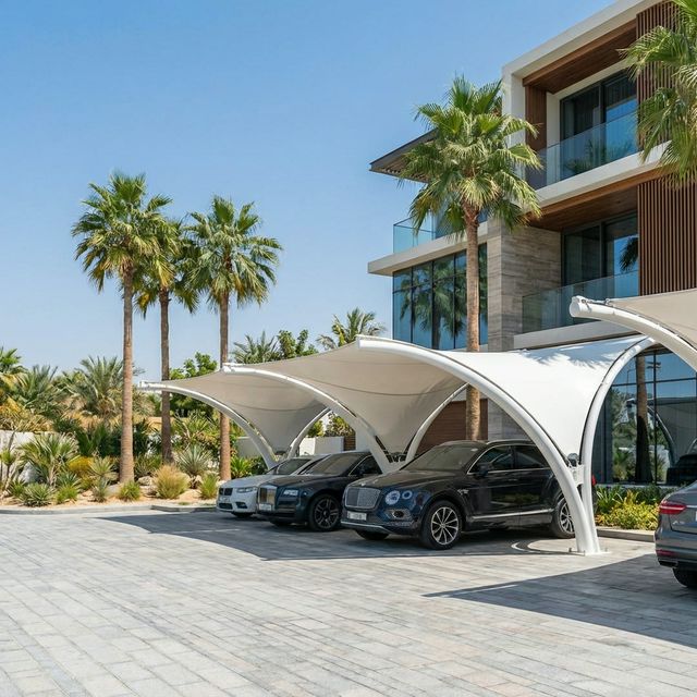 Conical Tensile Shades